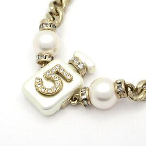 Chanel Choker Gold White Clear Perfume Bottle Gold X White X Clear